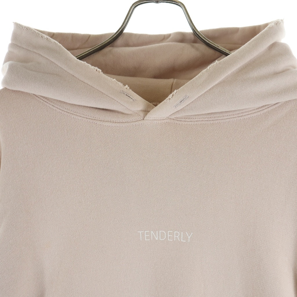 Stein(シュタイン) OVERSIZED REBUILD SWEAT HOODED オーバーサイズ デストロイ加工 プルオーバースウェットパーカー フーディー ピンクベージュ ST.109