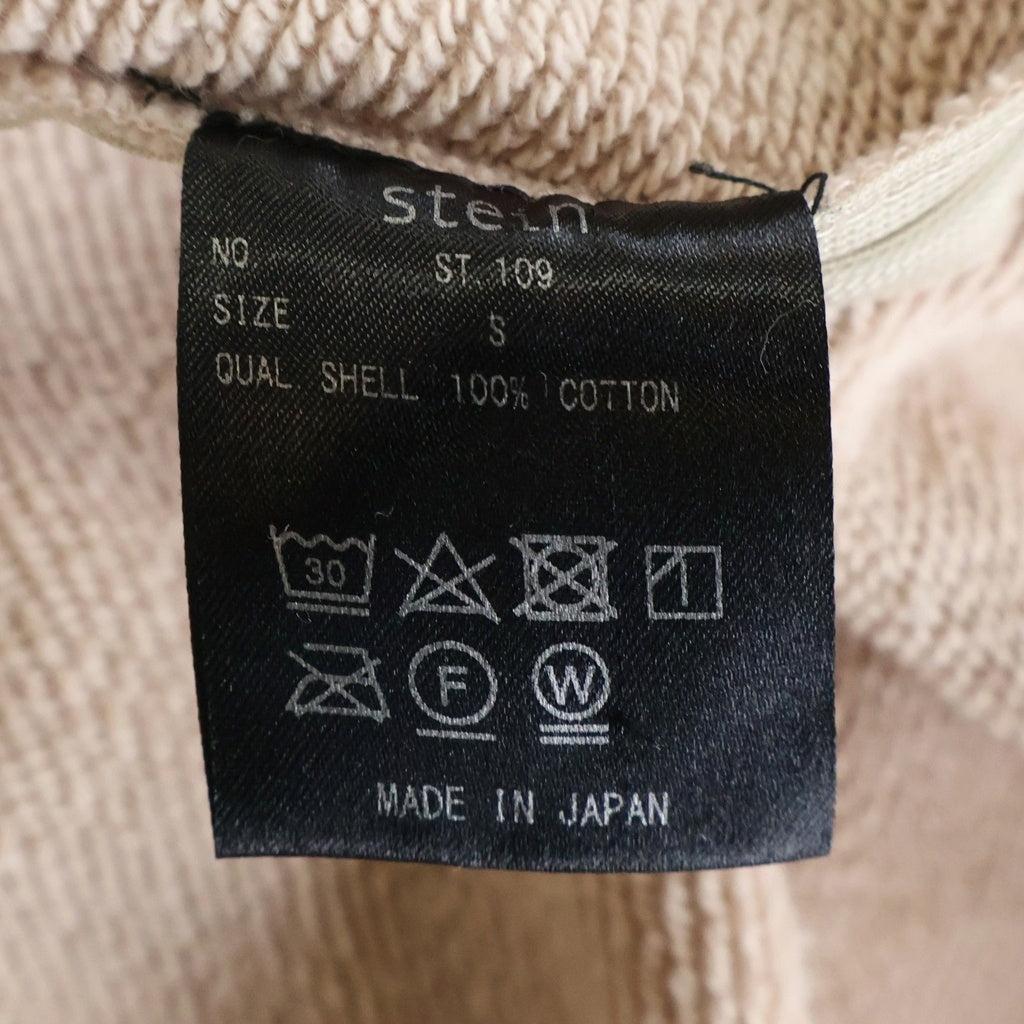 Stein(シュタイン) OVERSIZED REBUILD SWEAT HOODED オーバーサイズ デストロイ加工 プルオーバースウェットパーカー フーディー ピンクベージュ ST.109