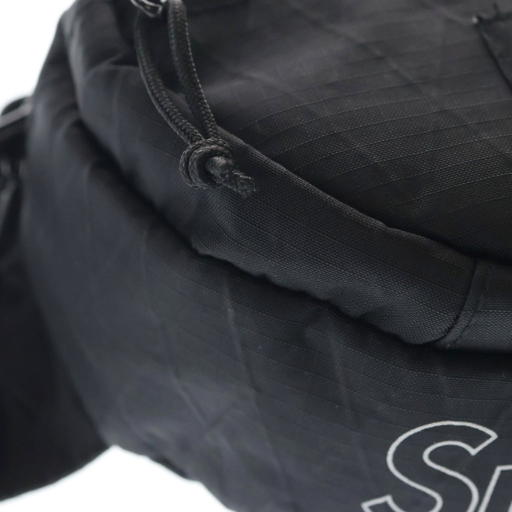 SUPREME(シュプリーム) 18AW Waist Bag ボックスロゴ キルティング ウエスト ショルダーバッグ ブラック