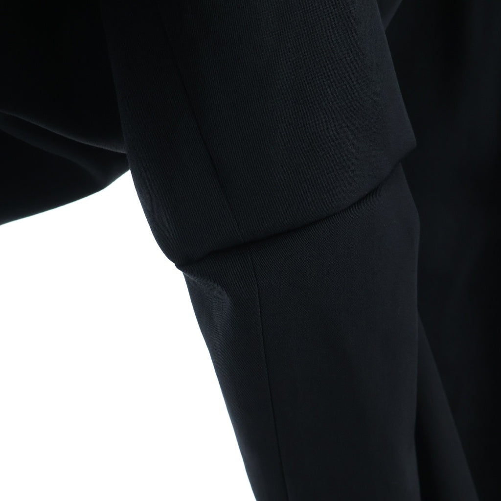 JUNYA WATANABE COMME des GARCONS(ジュンヤワタナベ コムデギャルソン) 16AW AD2016 アシンメトリー ウールサルエル スラックスパンツ ブラック JR-P015 レディース