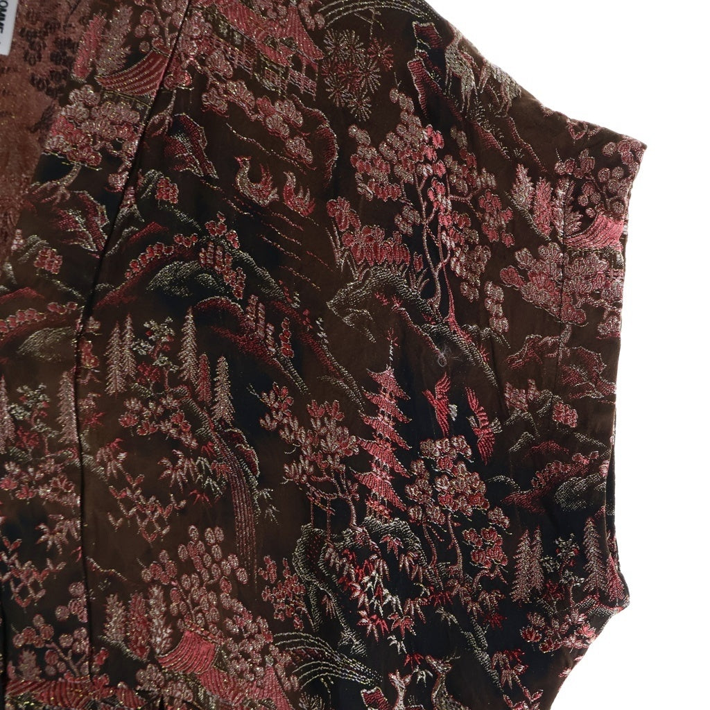 COMME des GARCONS COMME des GARCONS(コムデギャルソンコムデギャルソン) 21SS AD2020 総柄刺繍 ジャガードロングワンピース レディース ピンク RG-O002