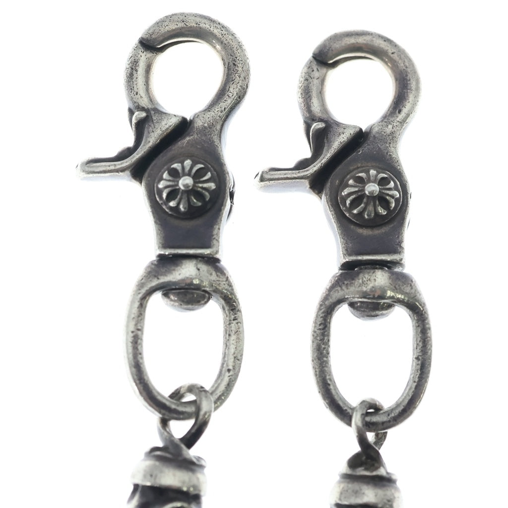 CHROME HEARTS(クロムハーツ) 11LINK ROLLER LONG-T オールド 2クリップ ロングローラー ウォレットチェーン シルバー