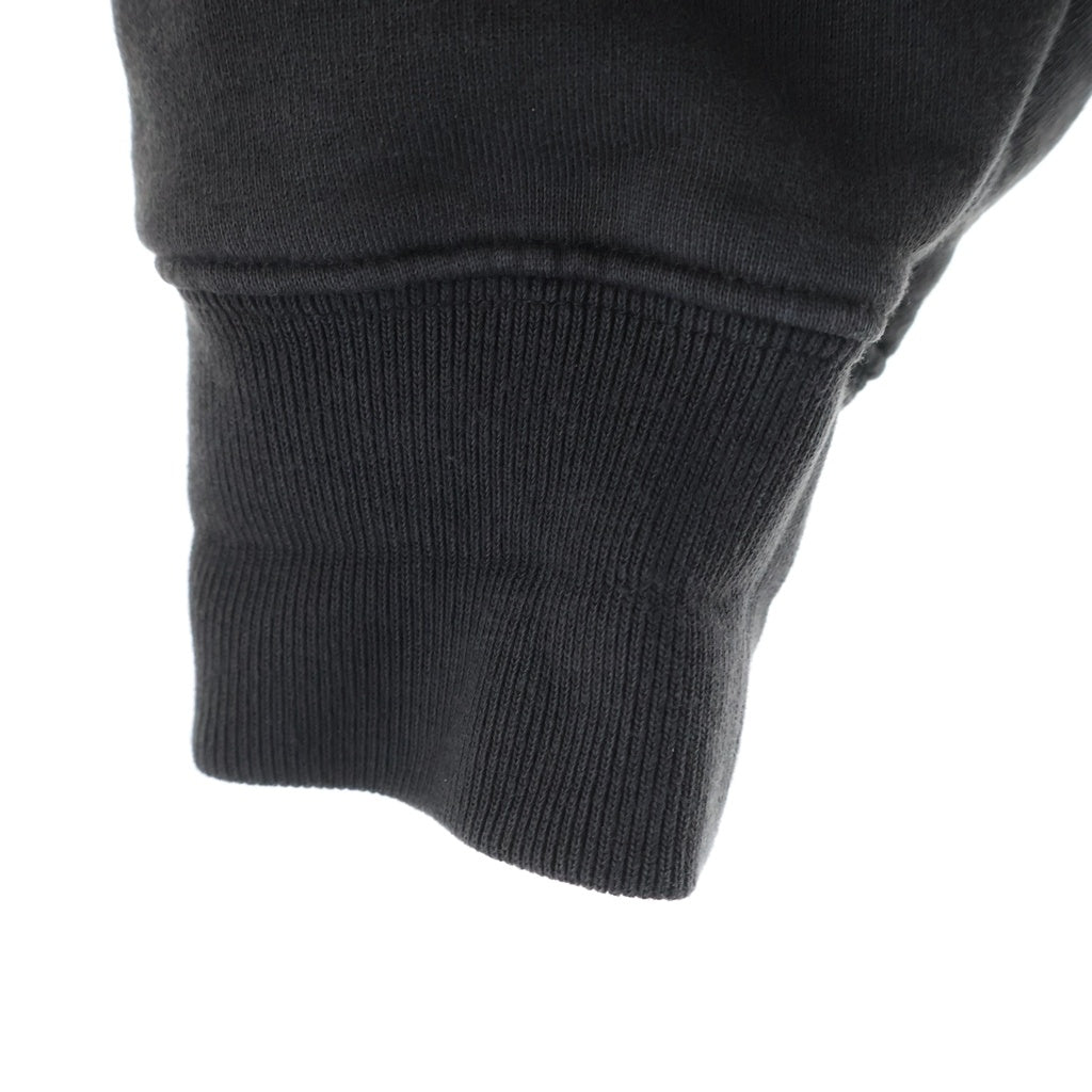 STUSSY(ステューシー) SWEATSHIRT ヘンリーネック プルオーバースウェットシャツ トレーナー ブラック