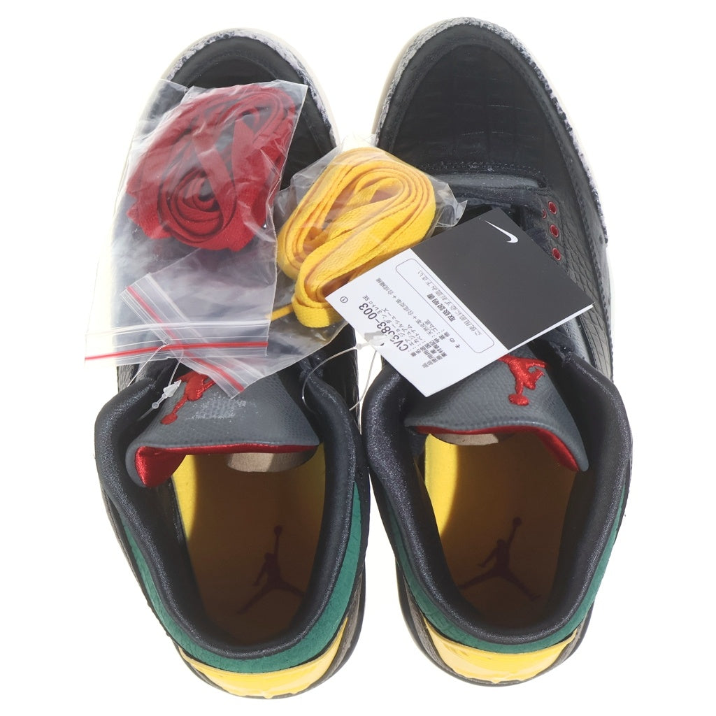 NIKE(ナイキ) AIR JORDAN 3 RETRO SE QS ANIMAL INSTINCT 2.0 エアジョーダン3 アニマルインスティンクト 2.0 ハイカットスニーカー マルチ US9/27cm CV3583-003