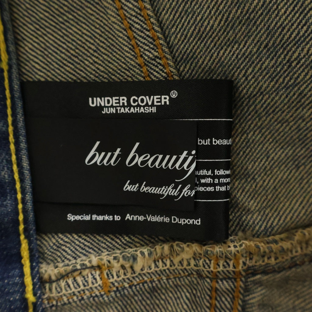 UNDERCOVER(アンダーカバー) 26SS BUT BEAUTIFUL DAMEGED DENIM PANTS バットビューティフル ダメージ加工 デニムパンツ インディゴ UC1F4503-1