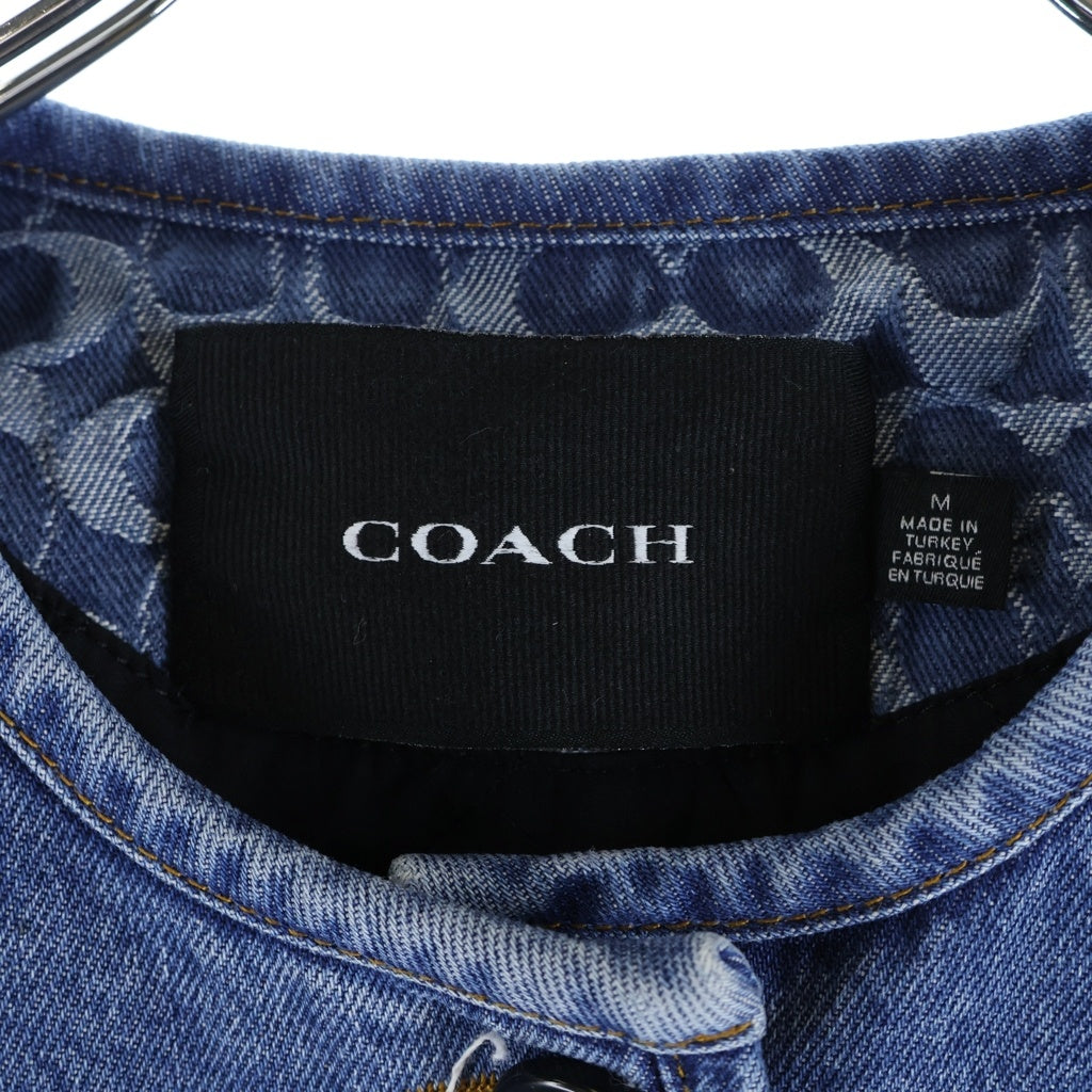 COACH(コーチ) オーガニック コットン 裏地キルティング クロップド丈