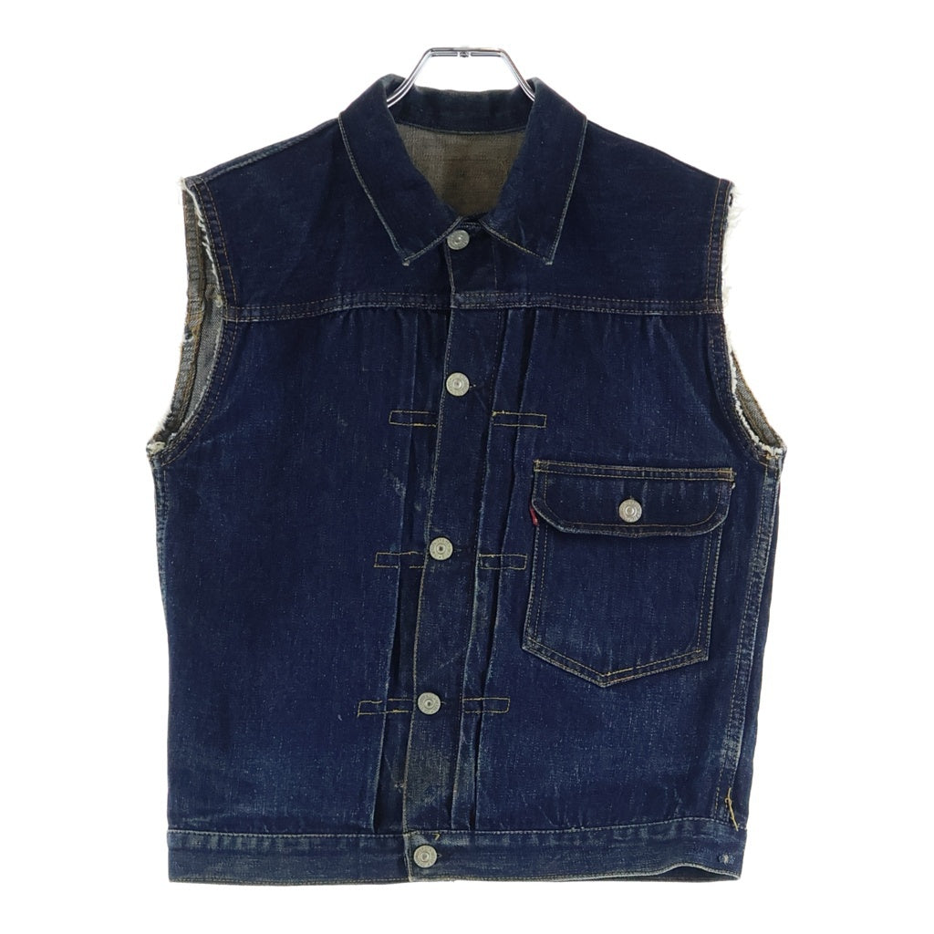 Levi's(リーバイス) 40S-50S VINTAGE 506XX 1st 片面タブ ボタン裏ツメ刻印 均等V カットオフ ヴィンテージ デニムトラッカージャケット インディゴ