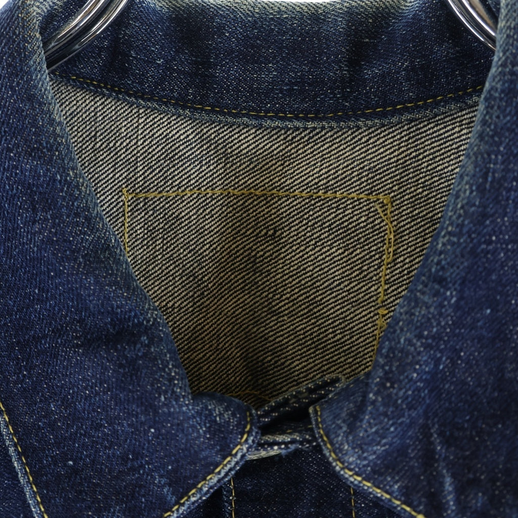 Levi's(リーバイス) 40S-50S VINTAGE 506XX 1st 片面タブ ボタン裏ツメ刻印 均等V カットオフ ヴィンテージ デニムトラッカージャケット インディゴ