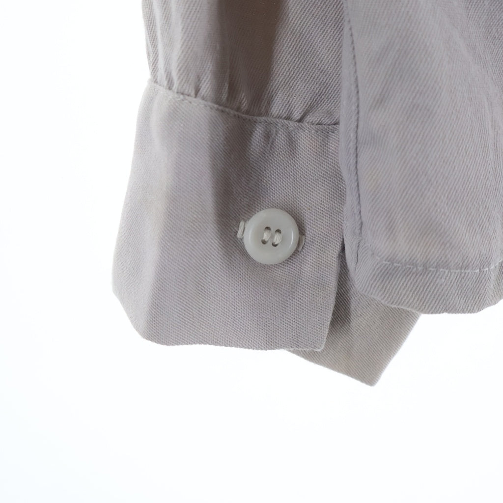 VINTAGE(ヴィンテージ) 50-60S VINTAGE PENNEYS TOWNCRAFT ヴィンテージ ペニーズタウンクラフト レーヨンギャバジン オープンカラー長袖シャツ グレー