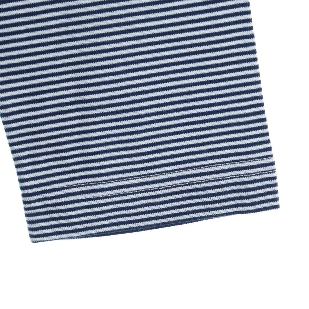 NO BRAND(ノーブランド) TAIGA IGARI タイガイガリ 25SS Border L/S T-shirt ボーダー 長袖Tシャツ カットソー ネイビー TI058022