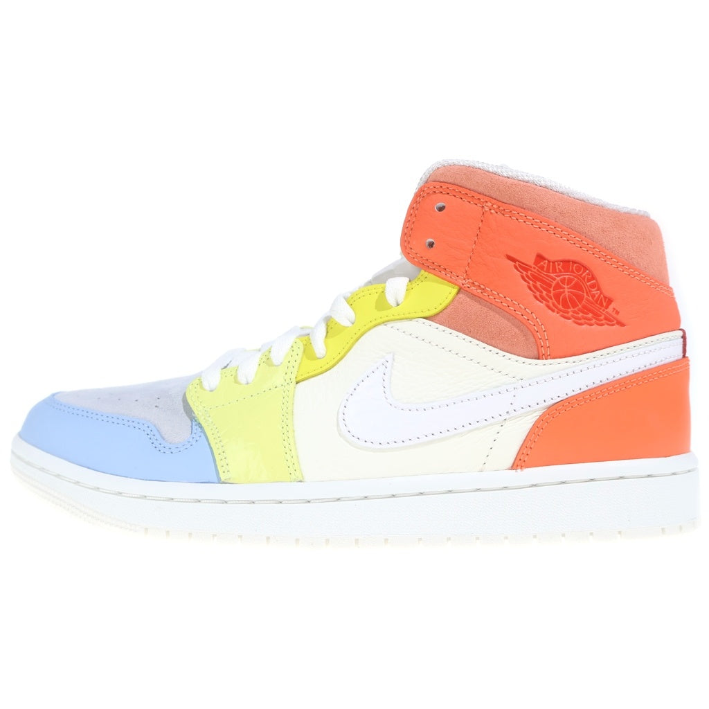NIKE(ナイキ) WMNS AIR JORDAN 1 MID TO MY FIRST COACH ウィメンズ エアジョーダン1 トゥマイファーストコーチ ミッドカットスニーカー US9.5/26.5cm DJ6908-100