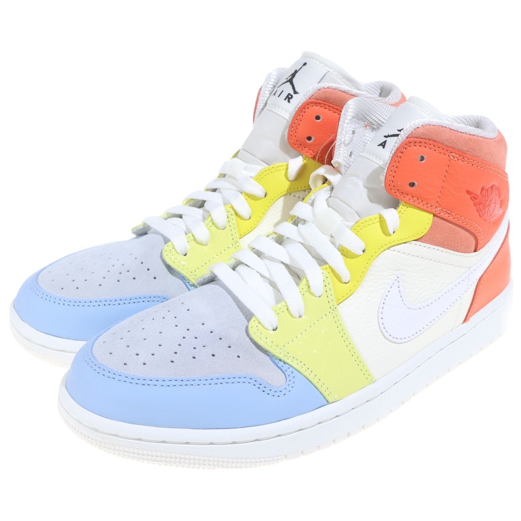 NIKE(ナイキ) WMNS AIR JORDAN 1 MID TO MY FIRST COACH ウィメンズ エアジョーダン1 トゥマイファーストコーチ ミッドカットスニーカー US9.5/26.5cm DJ6908-100