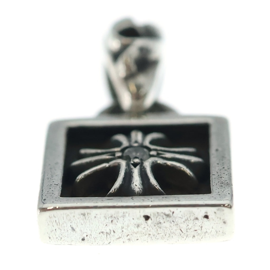 CHROME HEARTS(クロムハーツ) FRAMED CH PLUS 1DIA フレームドCHプラス 1ダイヤ ペンダントトップ シルバー