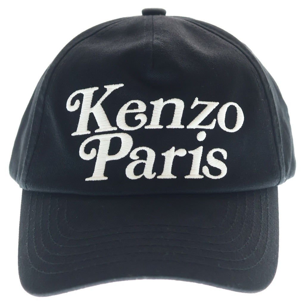 KENZO(ケンゾー) ×VERDY ヴェルディ ロゴエンブロイダリー コットン ベースボールキャップ ブラック FE58AC511F42