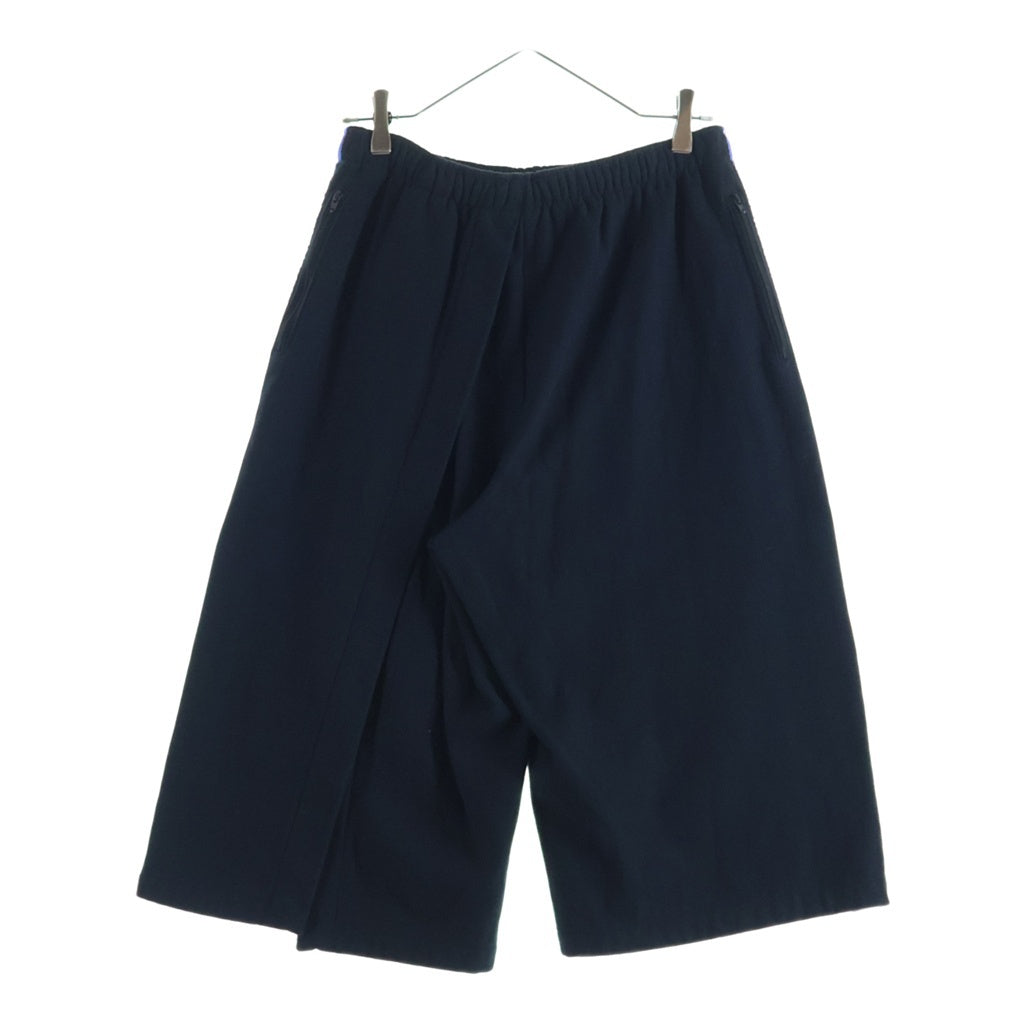 VETEMENTS(ヴェトモン) 17SS ×CHAMPION SIDETAPE LOGO SKIRT チャンピオン サイドテープロゴ スカート スウェットショーツ レディース ブラック WSS17CH10