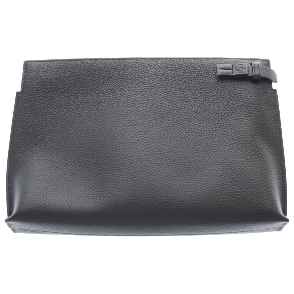 LOEWE(ロエベ) アナグラムロゴエンボス レザー Tポーチ クラッチバッグ ブラック C500W05X01 522319