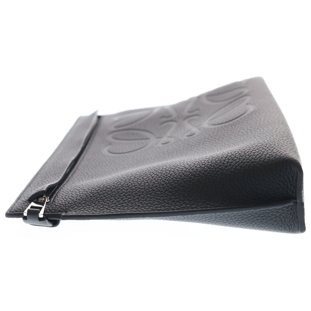 LOEWE(ロエベ) アナグラムロゴエンボス レザー Tポーチ クラッチバッグ ブラック C500W05X01 522319