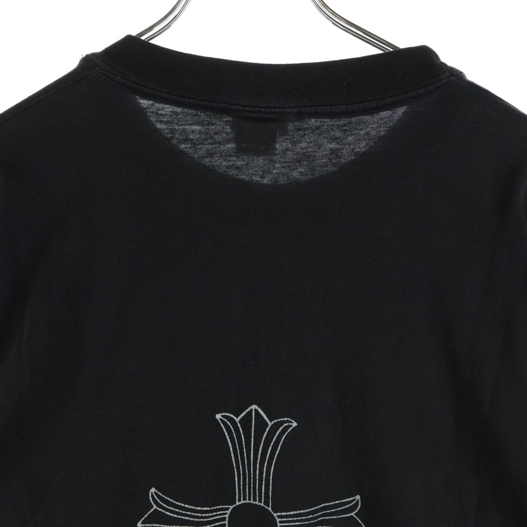 CHROME HEARTS(クロムハーツ) ×KYOSUKE HIMURO OLD L/S Tee 氷室京介 オールド バッグCHクロス アームロゴ ポケット ロングスリーブTシャツ 長袖カットソー ブラック