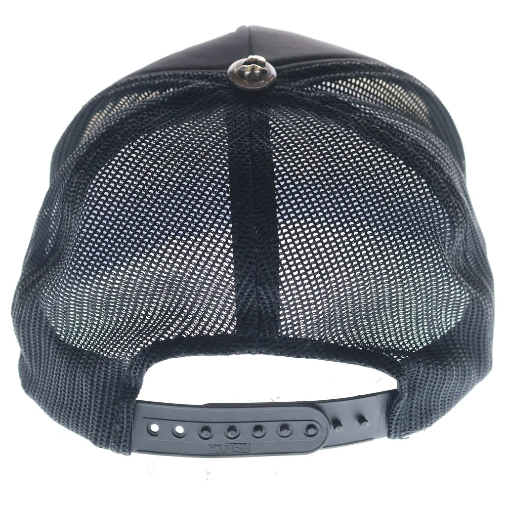 CHROME HEARTS(クロムハーツ) ×THE ROLLING STONES ザ ローリングストーンズ リップ&タン メッシュ トラッカーキャップ 帽子 ブラック
