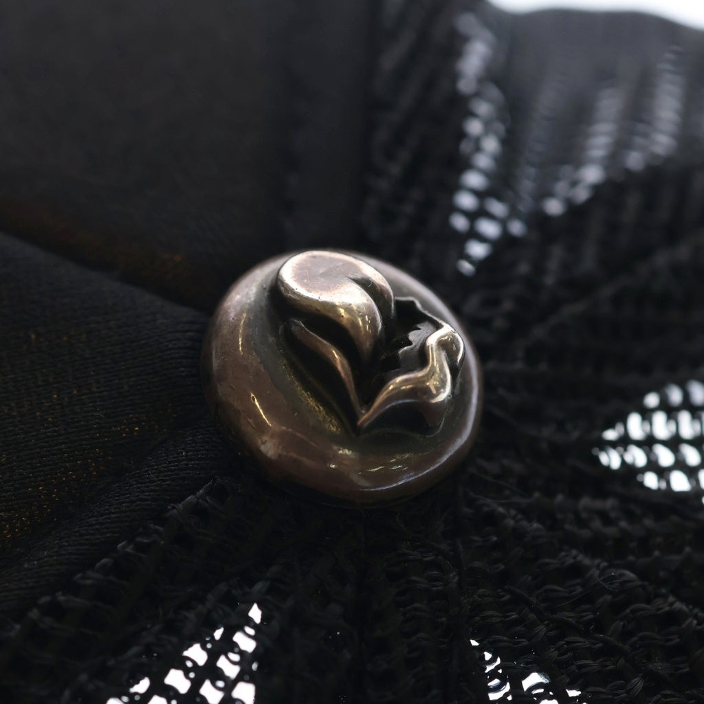 CHROME HEARTS(クロムハーツ) ×THE ROLLING STONES ザ ローリングストーンズ リップ&タン メッシュ トラッカーキャップ 帽子 ブラック