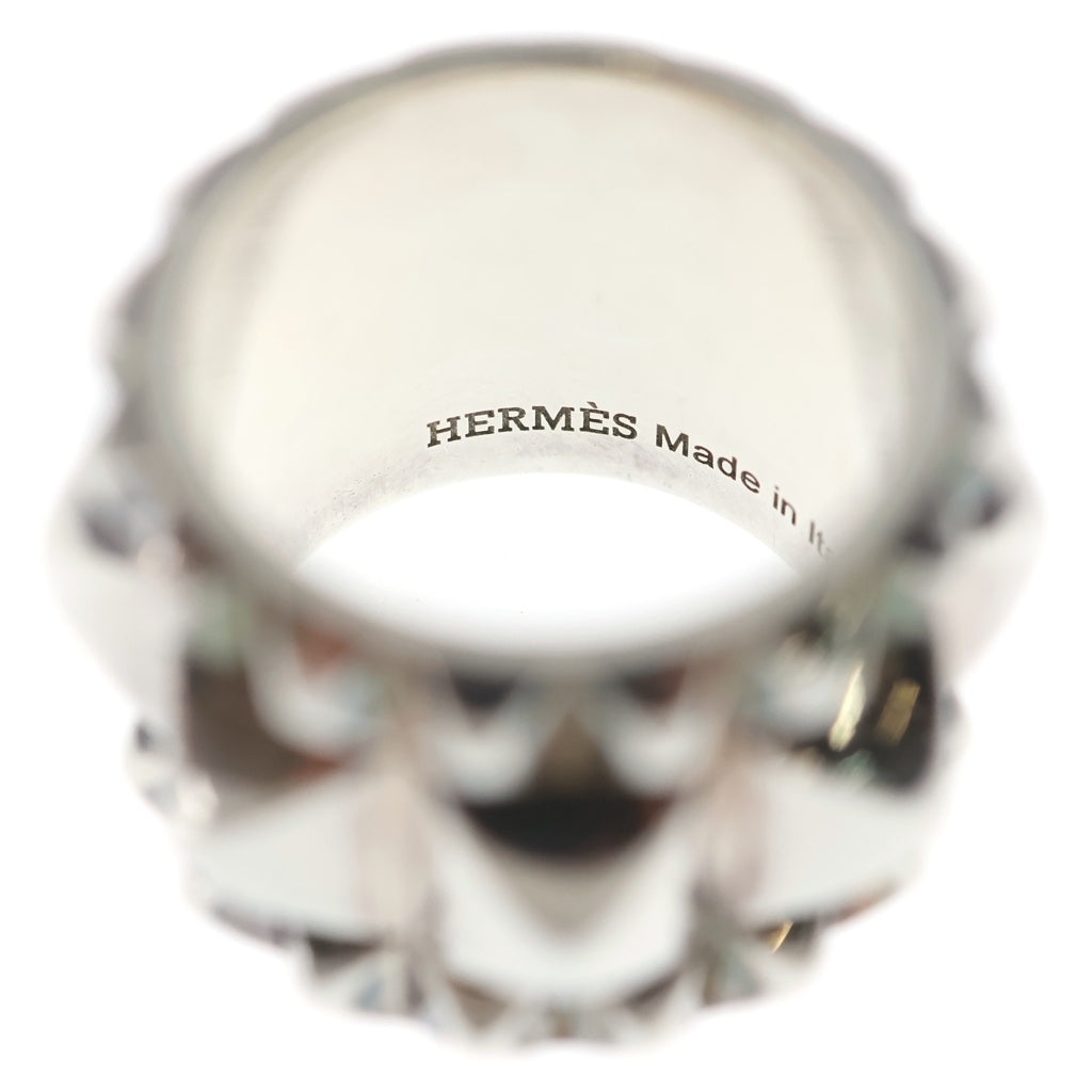 HERMES(エルメス) MEDOR ESPEONNE メドール エスピオンヌ スタッズ リング シルバー