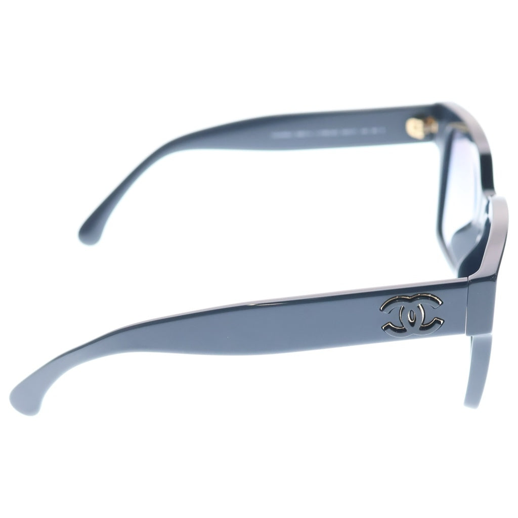 CHANEL(シャネル) BUTTERFLY SUNGLASSES サイドココマーク バタフライシェイプ サングラス アイウェア 眼鏡 ネイビー 5557-A