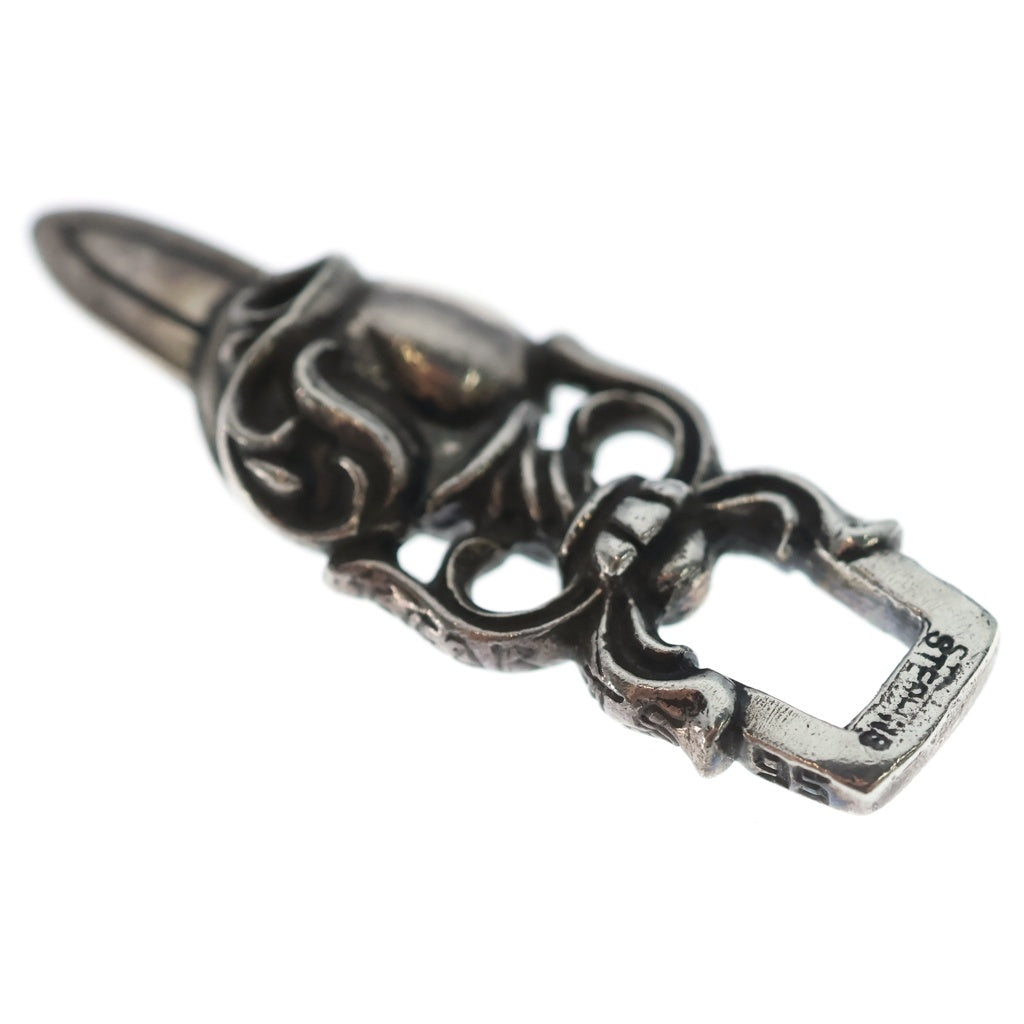 CHROME HEARTS(クロムハーツ) DAGGER HEART ダガーハート ペンダントトップ シルバー BCA243