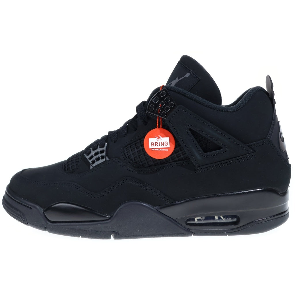 NIKE(ナイキ) AIR JORDAN 4 RETRO OG BLACK CAT エアジョーダン1 レトロ ブラックキャット ミッドカットスニーカー ブラック US12/30cm FV5029-010
