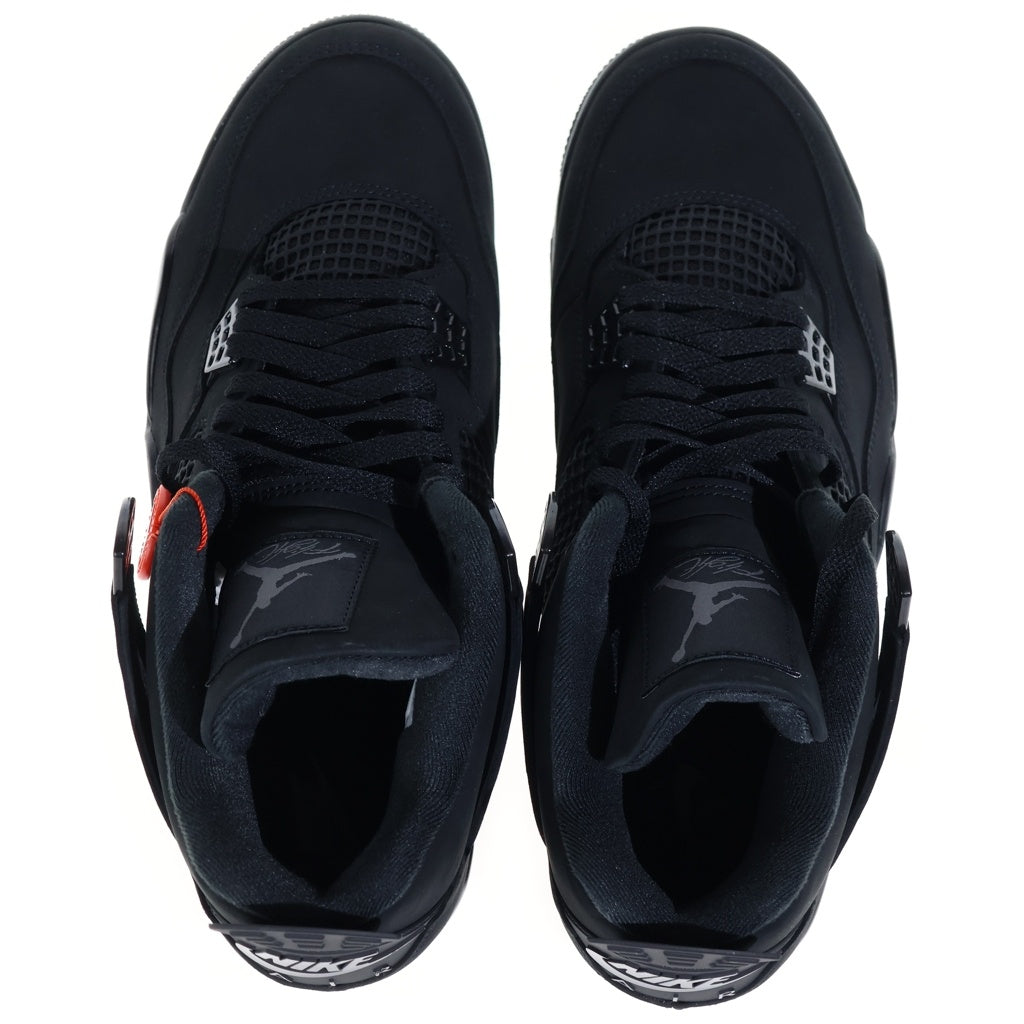 NIKE(ナイキ) AIR JORDAN 4 RETRO OG BLACK CAT エアジョーダン1 レトロ ブラックキャット ミッドカットスニーカー ブラック US12/30cm FV5029-010