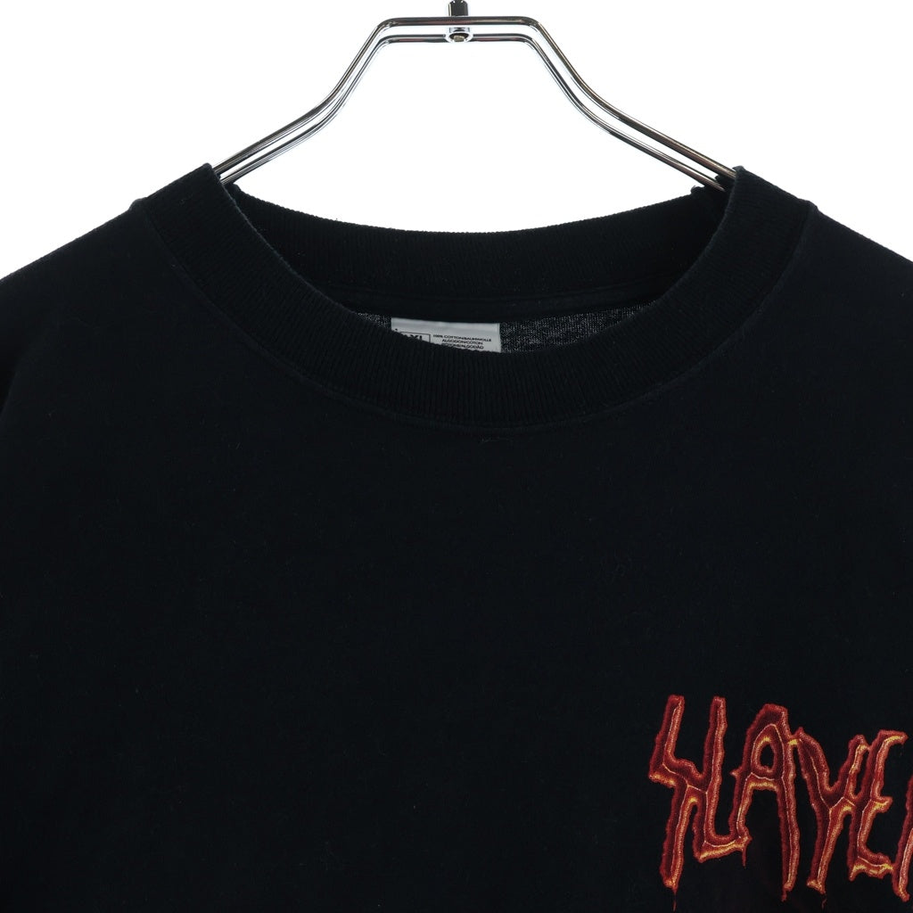 VINTAGE(ヴィンテージ) 90S VINTAGE SLAYER DIABOLUS ON TOUR SCREEN STAR ヴィンテージ スレイヤー ディアボラスオンツアー 両面プリント クルーネック 長袖Tシャツ カットソー