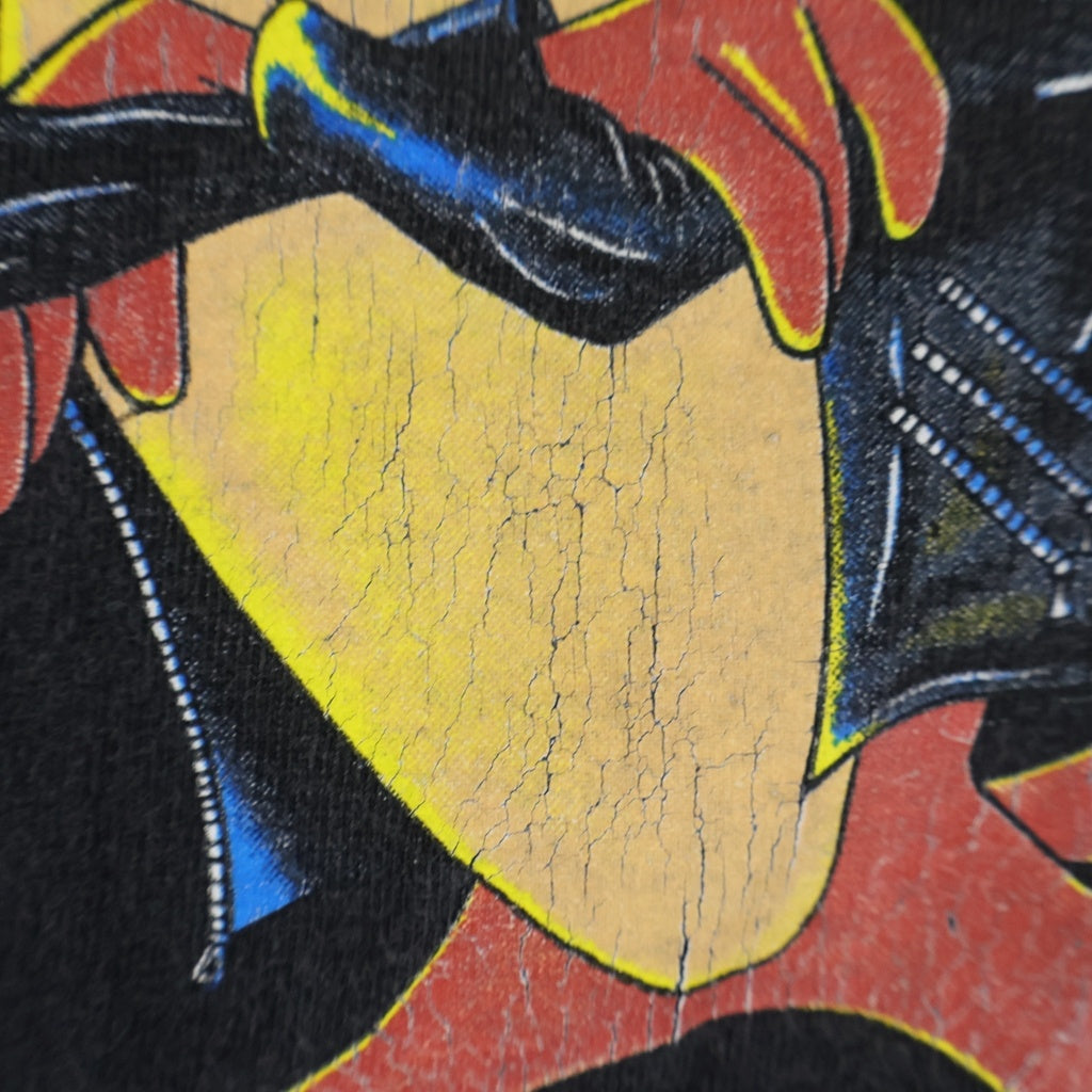 HARLEY DAVIDSON(ハーレーダビッドソン) 90S LOONEY TUNES ヴィンテージ USA製 ルーニーテューンズ キャラクタープリント クルーネック 半袖Tシャツ カットソー ブラック