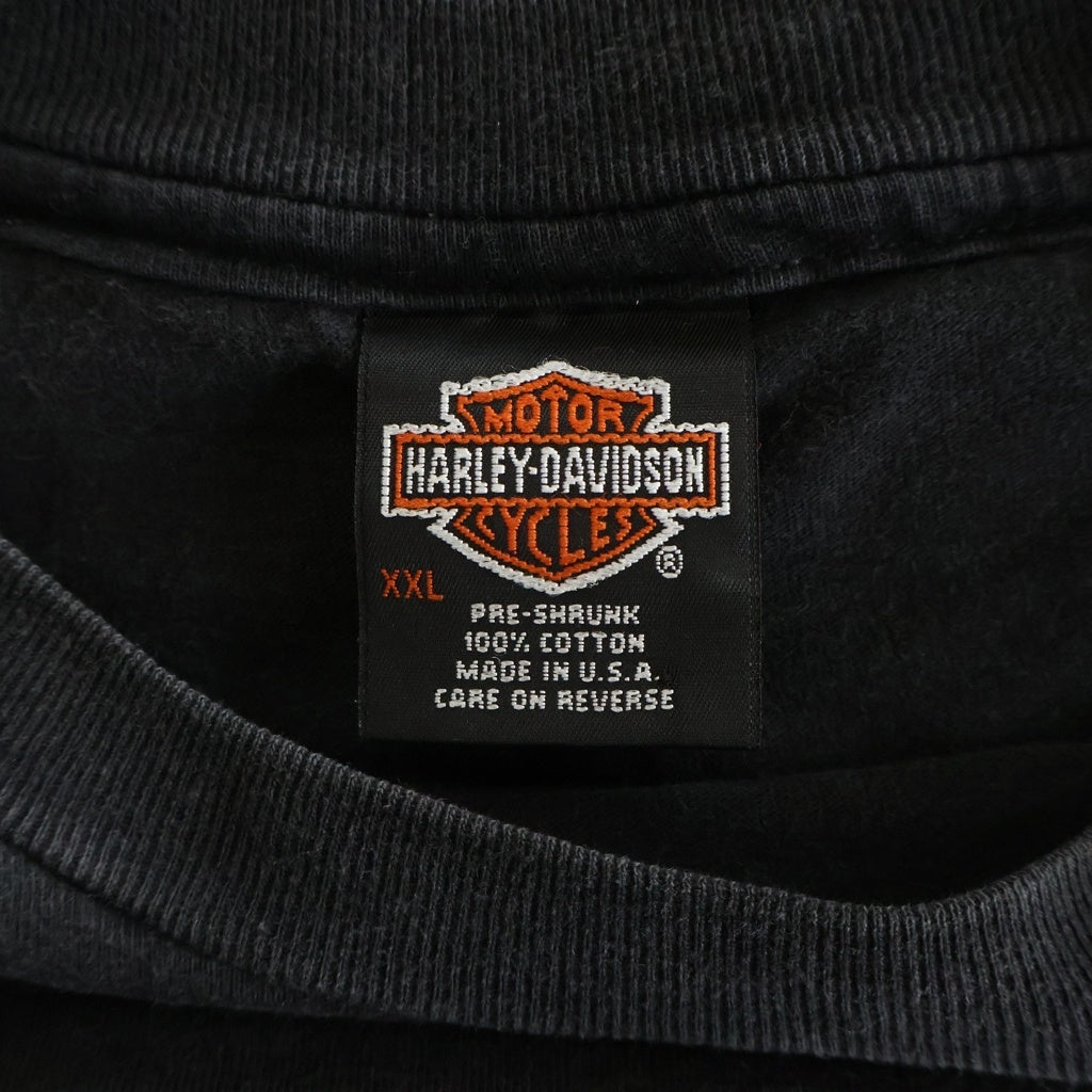HARLEY DAVIDSON(ハーレーダビッドソン) 90S LOONEY TUNES ヴィンテージ USA製 ルーニーテューンズ キャラクタープリント クルーネック 半袖Tシャツ カットソー ブラック