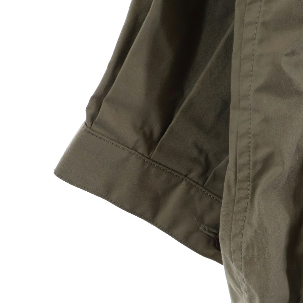 NO BRAND(ノーブランド) SOUMO ソウモ ANORAK OVER JACKET アノラック フーデッド オーバージャケット ブラウン 14-SJ-004