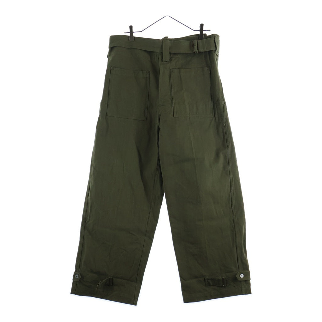 VINTAGE(ヴィンテージ) 50S VINTAGE MILITARY FRENCH ARMY M-38 前期型 ヴィンテージ ミリタリー フランス軍 モーターサイクルパンツ カーキ