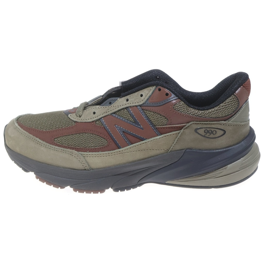 New Balance(ニューバランス) U990CA6 USA製 スエード メッシュ ローカットスニーカー グリーン/ブラウン US9.5/27.5cm