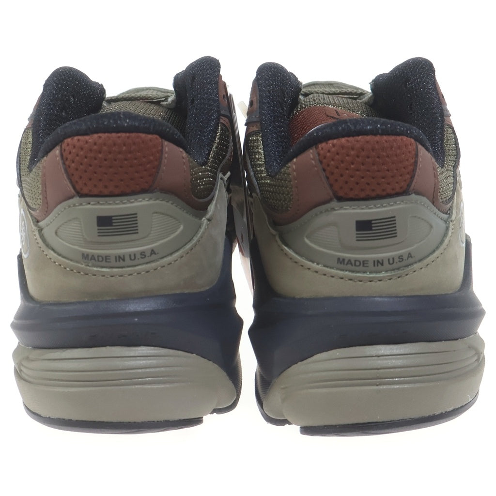 New Balance(ニューバランス) U990CA6 USA製 スエード メッシュ ローカットスニーカー グリーン/ブラウン US9.5/27.5cm