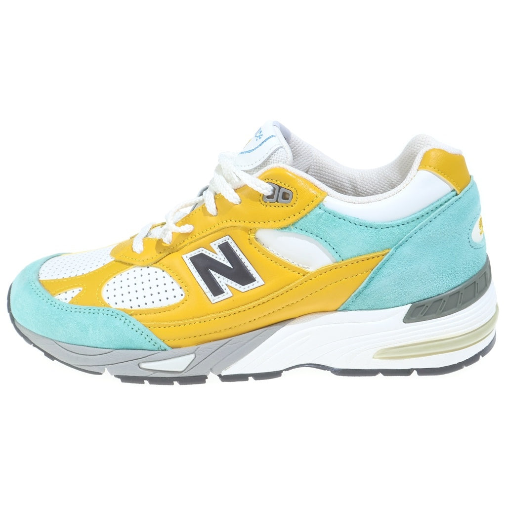 New Balance(ニューバランス) ×SNS M991SNS Secret シークレット スエード レザー ローカットスニーカー イエロー/ブルー US9/27cm
