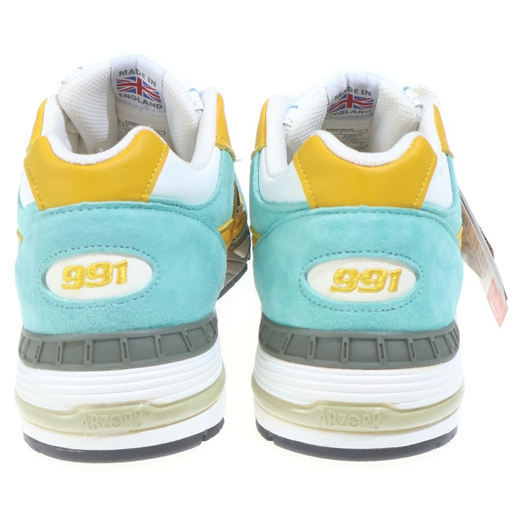 New Balance(ニューバランス) ×SNS M991SNS Secret シークレット スエード レザー ローカットスニーカー イエロー/ブルー US9/27cm