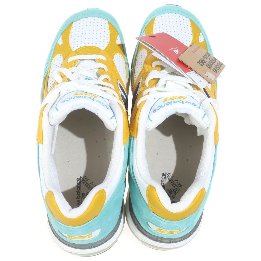 New Balance(ニューバランス) ×SNS M991SNS Secret シークレット スエード レザー ローカットスニーカー イエロー/ブルー US9/27cm