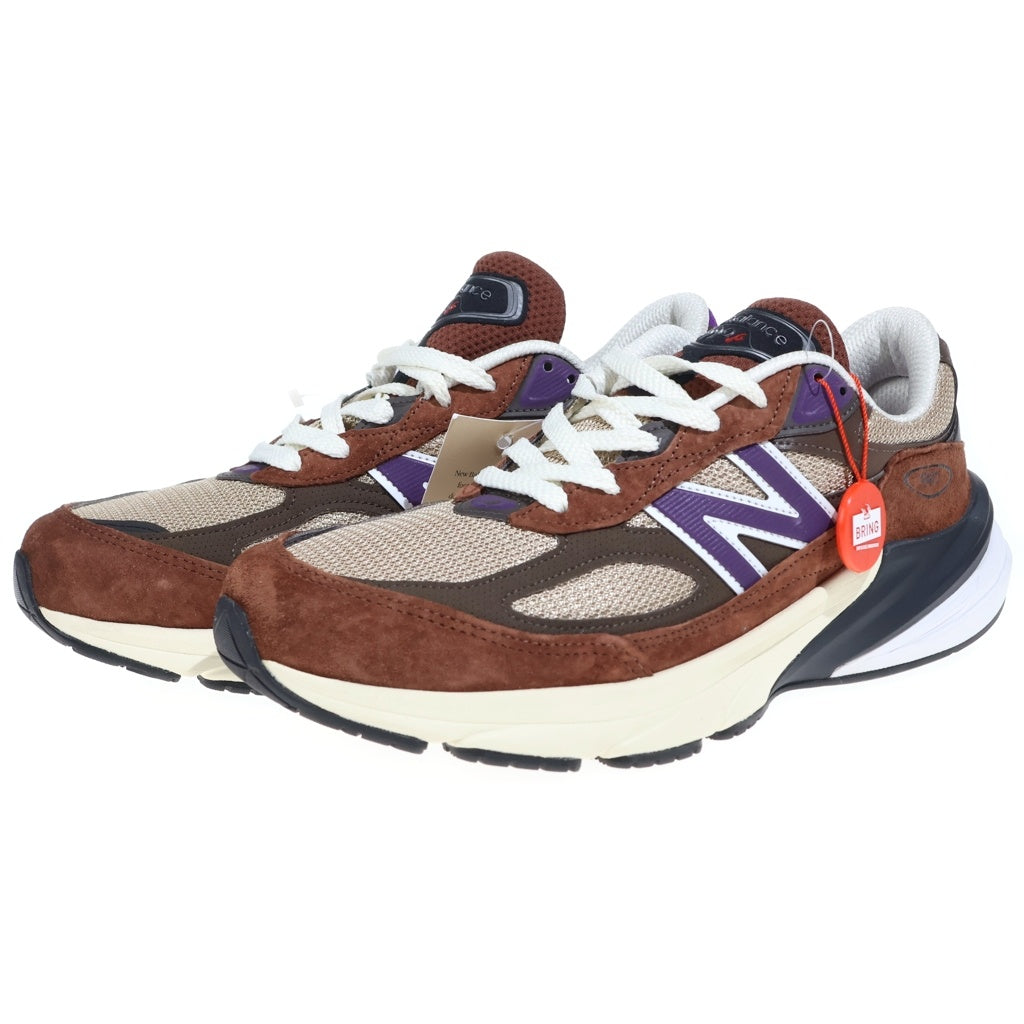 New Balance(ニューバランス) U990OP6 USA製 スエード メッシュ ローカットスニーカー ブラウン US9.5/27.5cm
