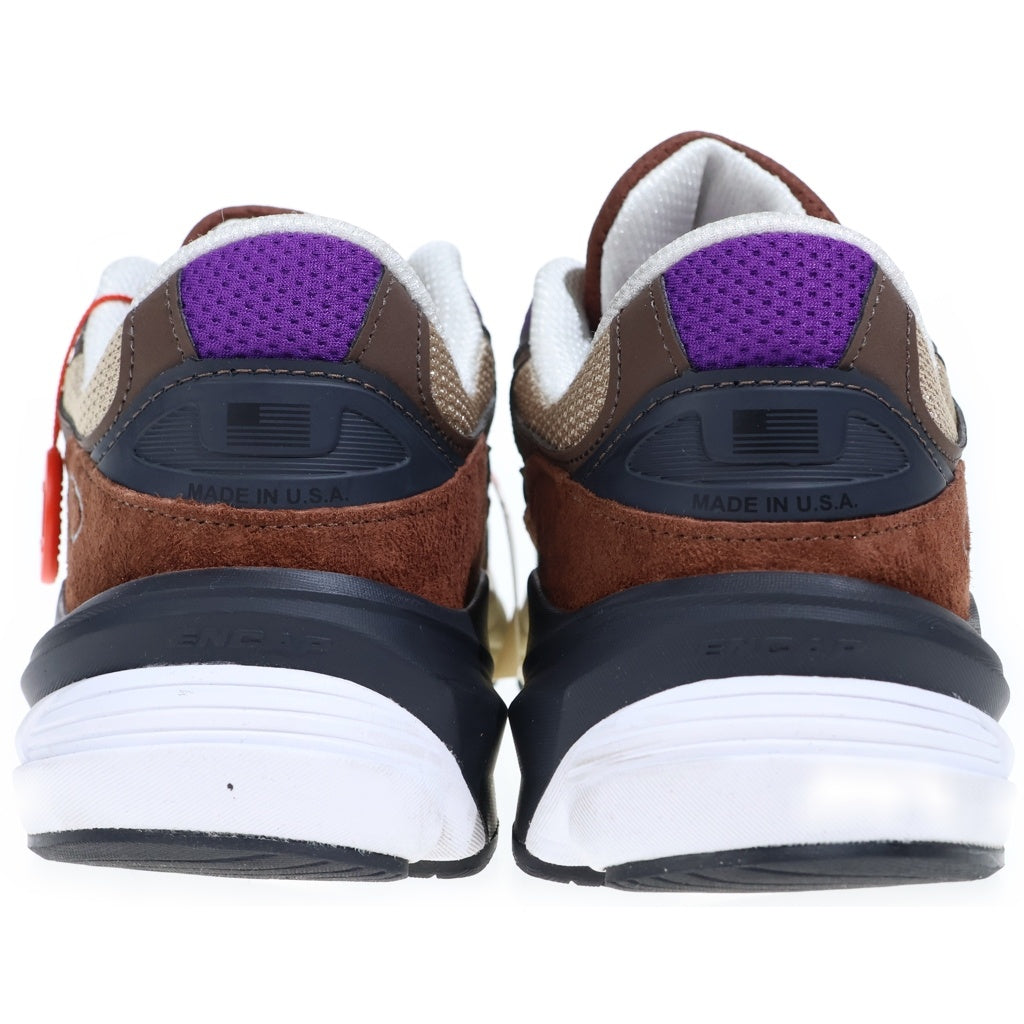 New Balance(ニューバランス) U990OP6 USA製 スエード メッシュ ローカットスニーカー ブラウン US9.5/27.5cm