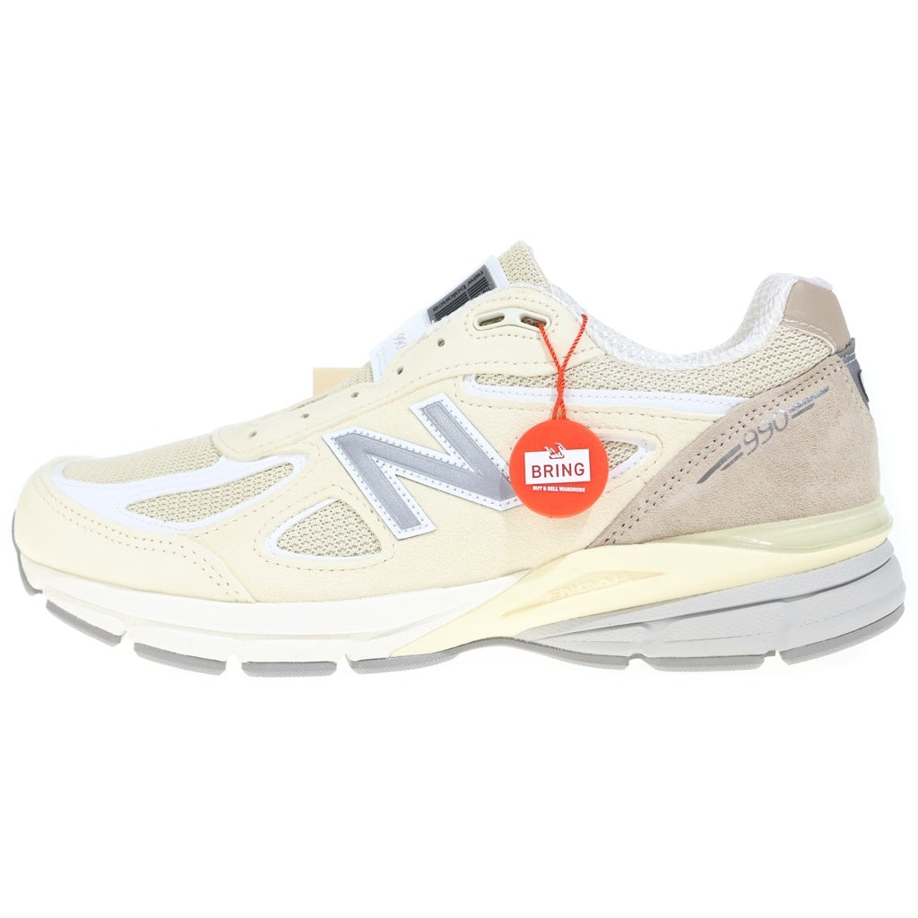 New Balance(ニューバランス) U990TE4 USA製 スエード メッシュ ローカットスニーカー ベージュ US9.5/27.5cm