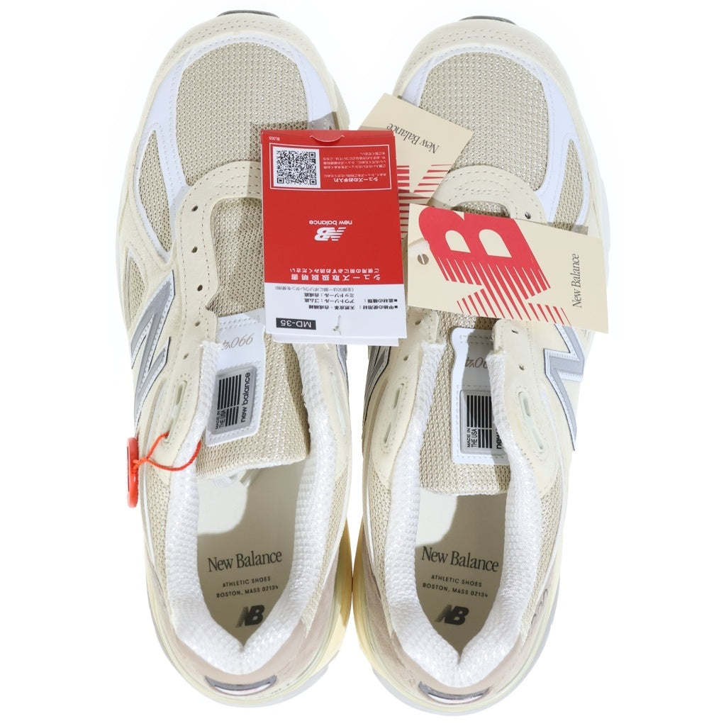 New Balance(ニューバランス) U990TE4 USA製 スエード メッシュ ローカットスニーカー ベージュ US9.5/27.5cm