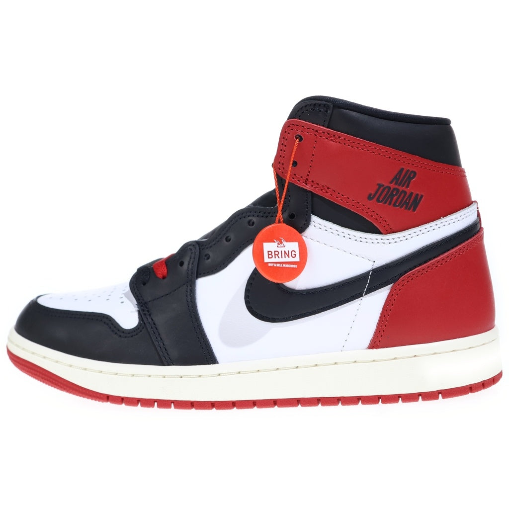 NIKE(ナイキ) AIR JORDAN 1 RETRO HIGH OG BLACK TOE REIMAGINED エアジョーダン1 ブラックトゥリイマジンド つま黒 ハイカットスニーカー US9.5/27.5cm DZ5485-106