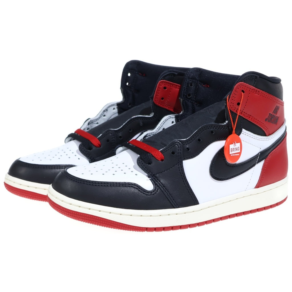 NIKE(ナイキ) AIR JORDAN 1 RETRO HIGH OG BLACK TOE REIMAGINED エアジョーダン1 ブラックトゥリイマジンド つま黒 ハイカットスニーカー US9.5/27.5cm DZ5485-106