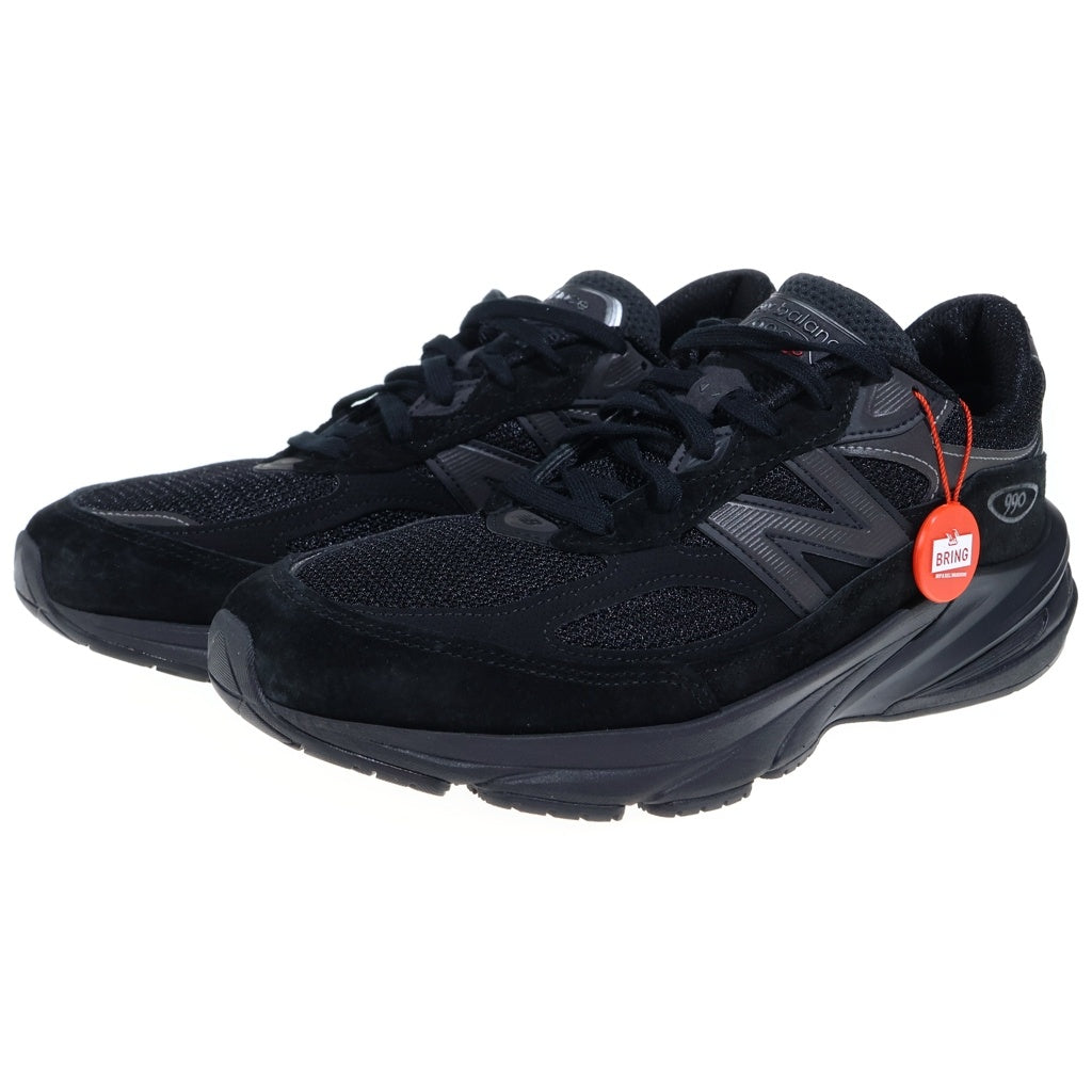New Balance(ニューバランス) U990BB6 USA製 TRIPLE BLACK スエード メッシュ ローカット スニーカー ブラック US9.5/27.5cm