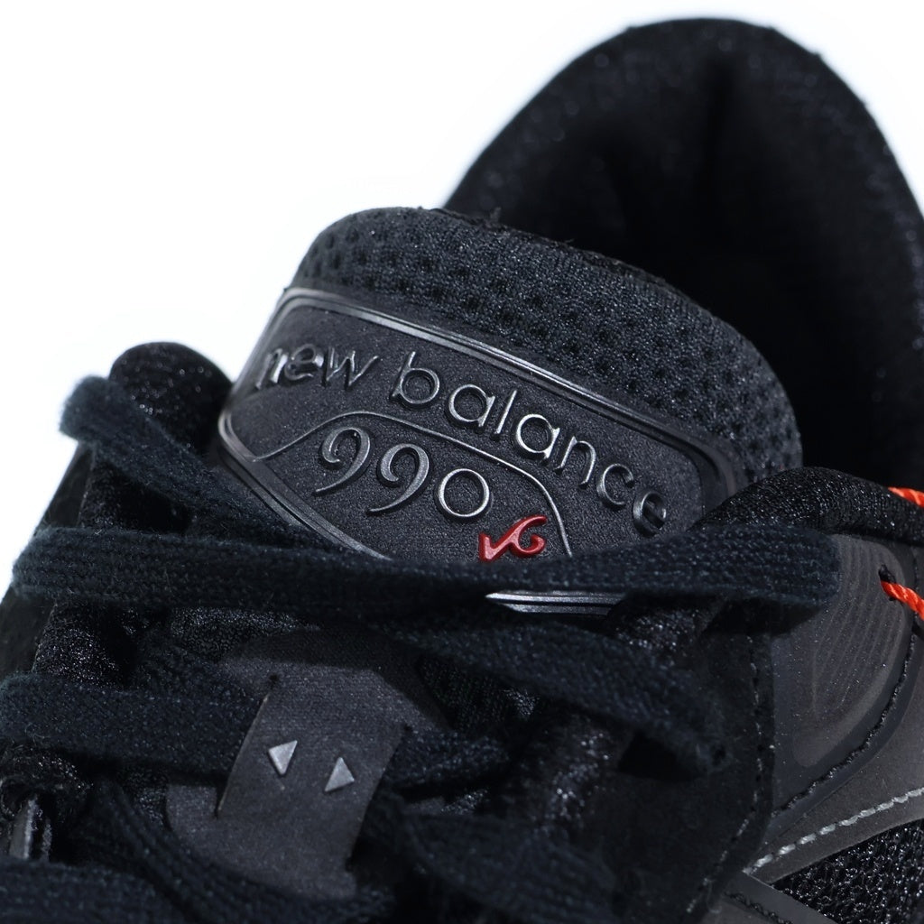 New Balance(ニューバランス) U990BB6 USA製 TRIPLE BLACK スエード メッシュ ローカット スニーカー ブラック US9.5/27.5cm