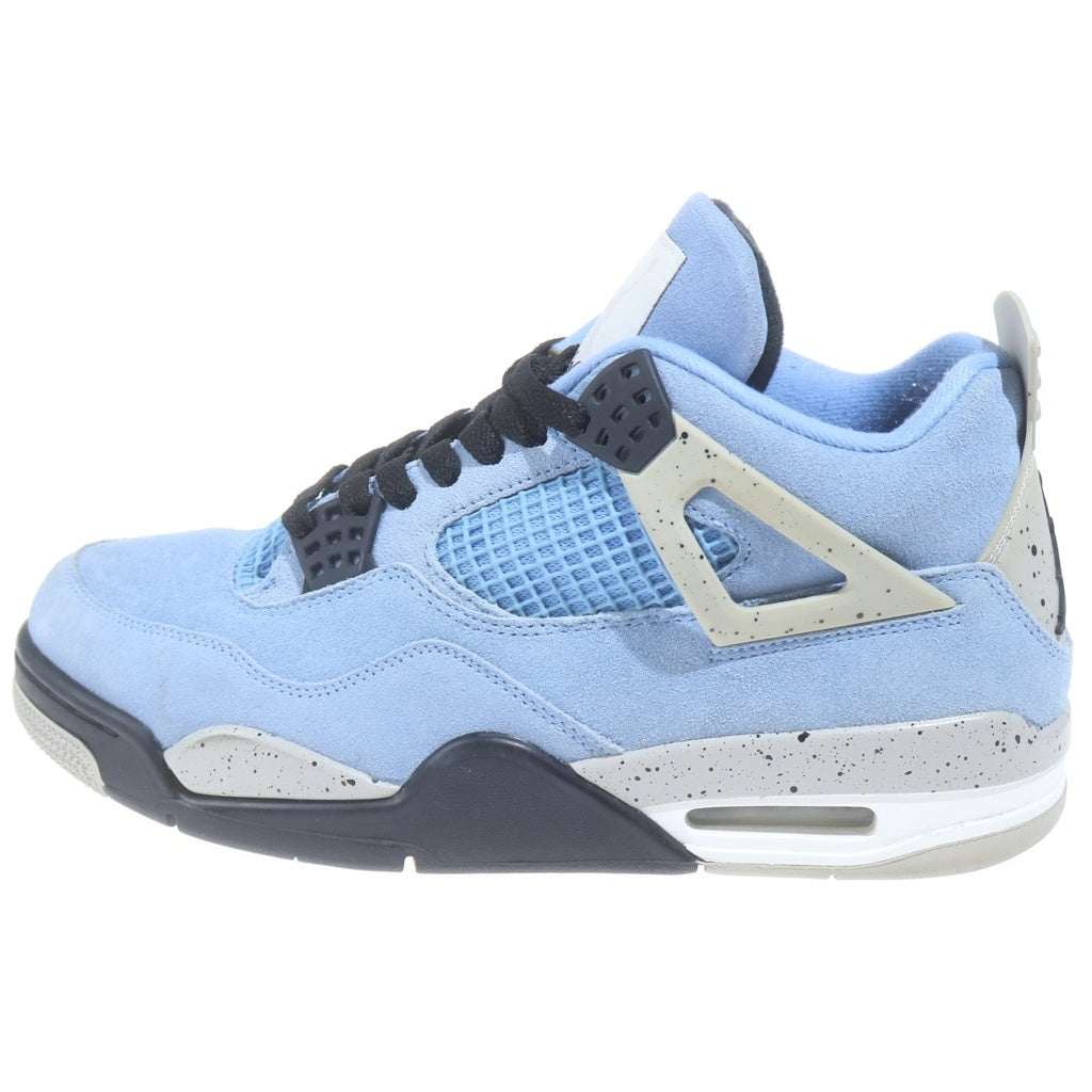 NIKE(ナイキ) AIR JORDAN 4 RETRO UNIVERSITY BLUE エアジョーダン4 レトロ ミッドカットスニーカー ブルー US9/27cm CT8527-400