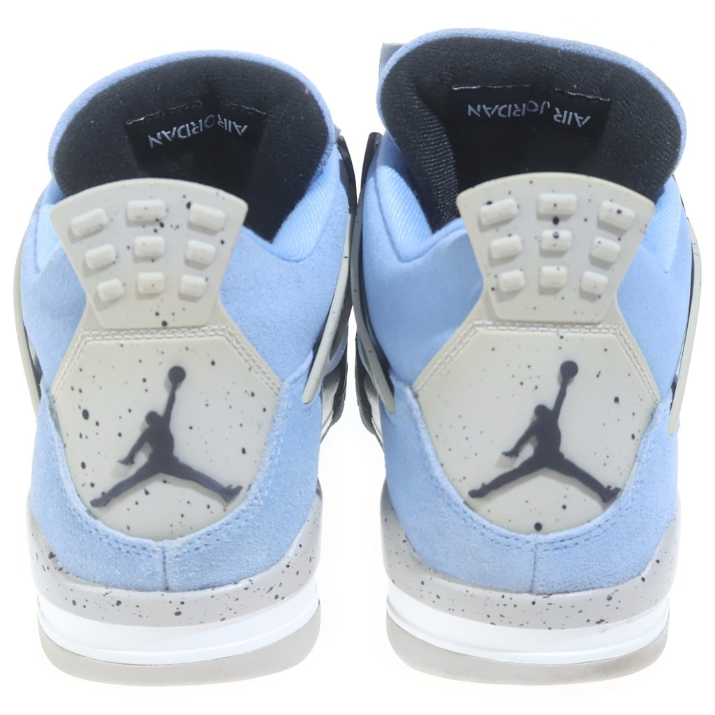 NIKE(ナイキ) AIR JORDAN 4 RETRO UNIVERSITY BLUE エアジョーダン4 レトロ ミッドカットスニーカー ブルー US9/27cm CT8527-400