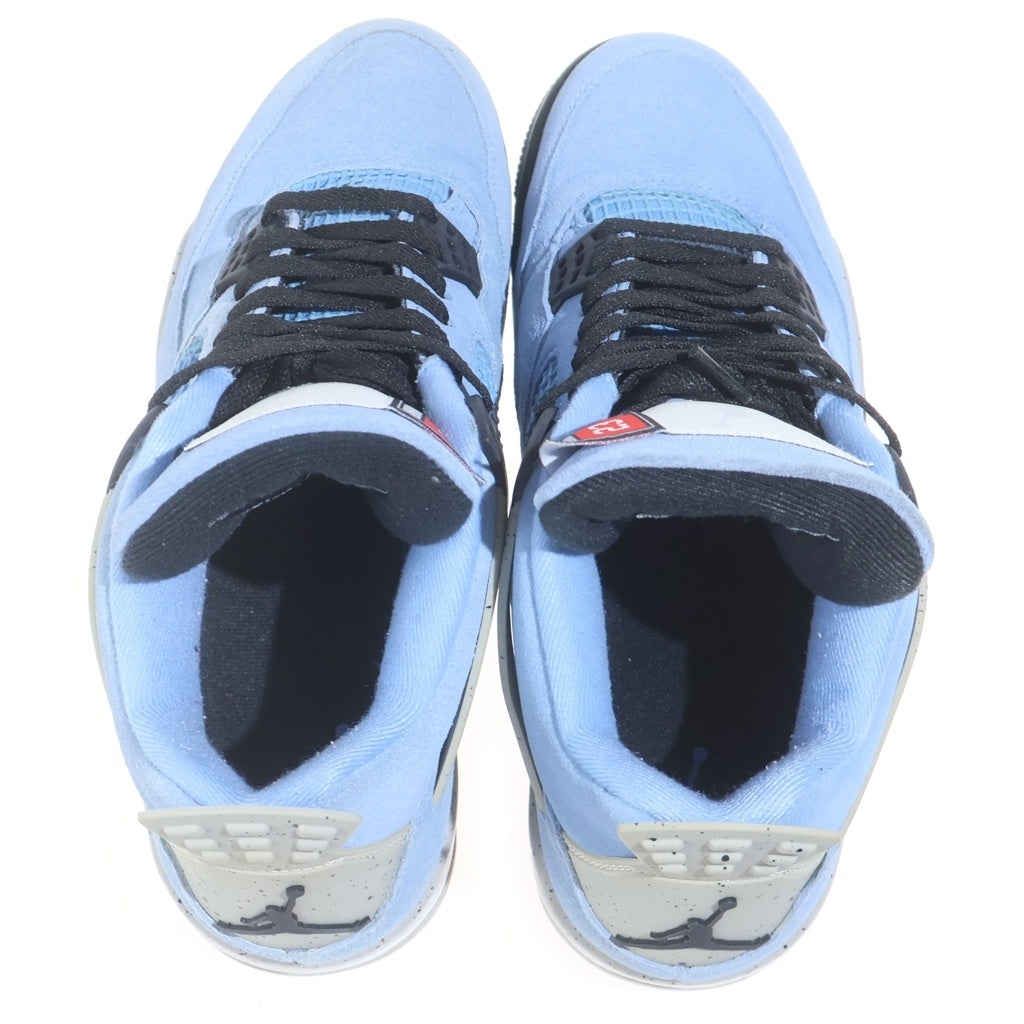 NIKE(ナイキ) AIR JORDAN 4 RETRO UNIVERSITY BLUE エアジョーダン4 レトロ ミッドカットスニーカー ブルー US9/27cm CT8527-400